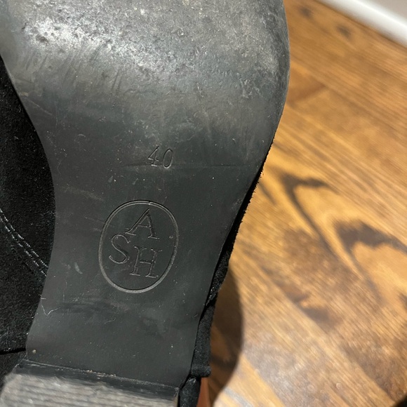 Ash Elegant Black Suede Boots/Booties - Picture 7 of 7